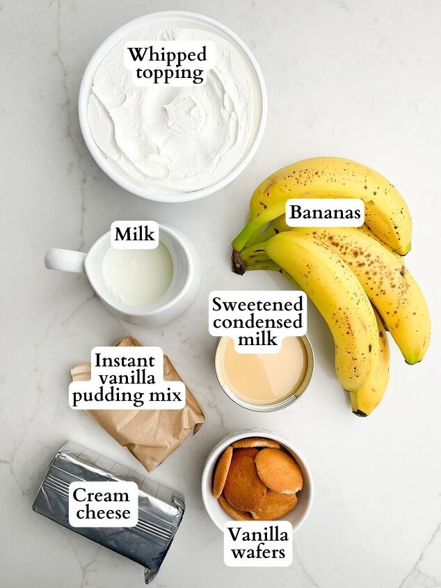 how to make easy banana pudding, easy banana pudding ingredients