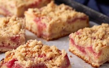 Rhubarb Coffee Cake With Brown Butter Crumble