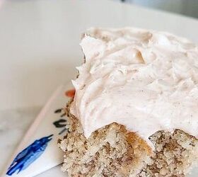 banana cake with whipped cinnamon icing, Banana Cake With Whipped Cinnamon Icing Recipe