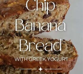 Chocolate Chip Banana Bread With Greek Yogurt