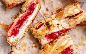 Cream Cheese Cherry Danish With Puff Pastry