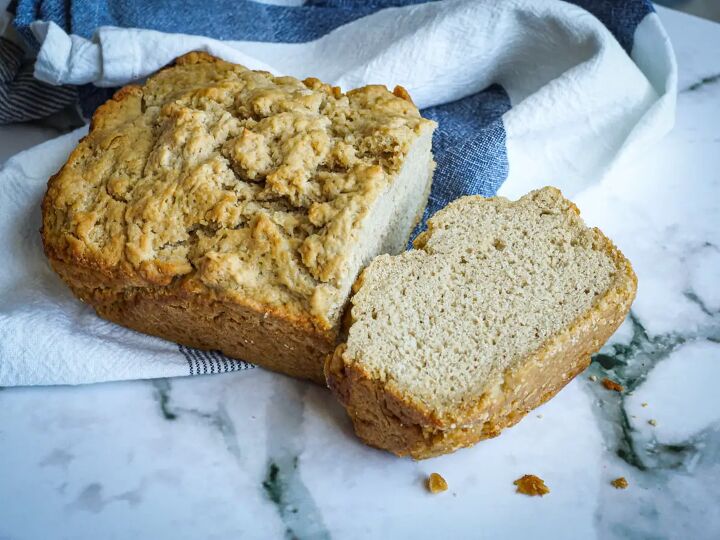 simple guinness beer bread, The best Guinness beer bread on a towel