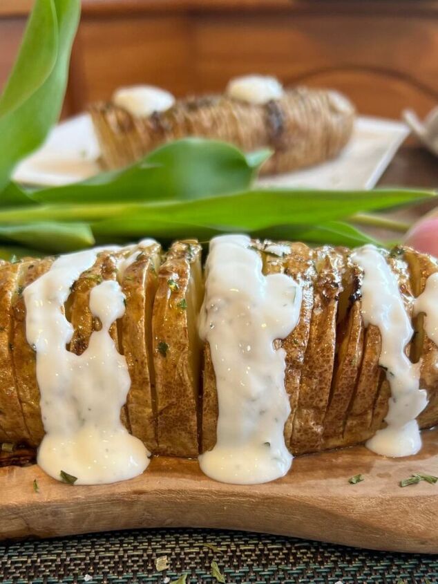 ww popcorn chocolate chip cookies, Air Fryer Hasselback Potato wit Ranch dressing