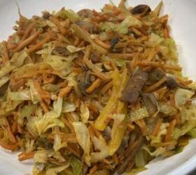 Asian Carrot, Cabbage and Mushrooms Recipe