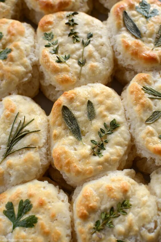 from frozen to fancy herb topped biscuits