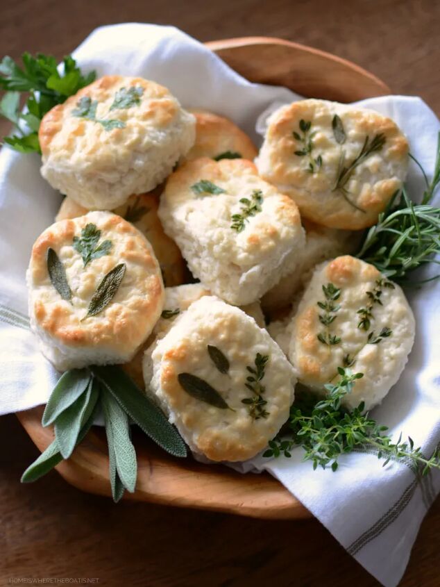 from frozen to fancy herb topped biscuits