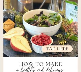 how to make a delicious pear and pecan salad