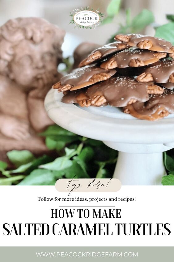 how to make delicious salted caramel turtles
