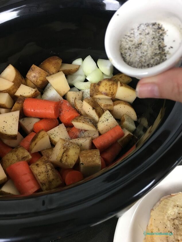 slow cooker rosemary lemon chicken thighs eat mediterranean food