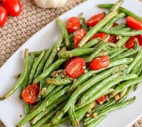 Garlic Green Beans With Tomatoes