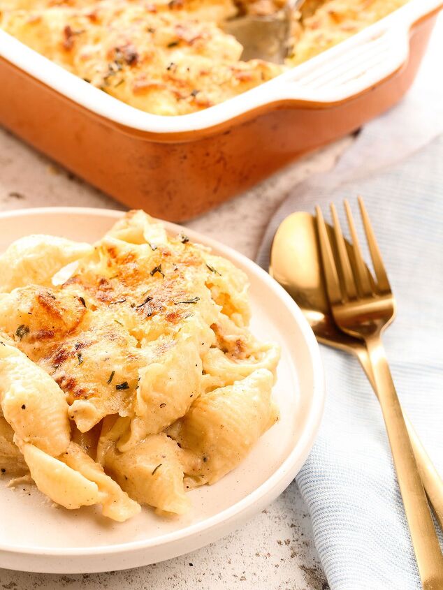 baked gnocchi a super easy one pan dish, Easy Cheesy Pasta Bake