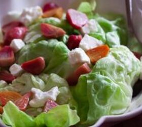 Bibb Lettuce, Roasted Beets, And Feta Cheese Salad