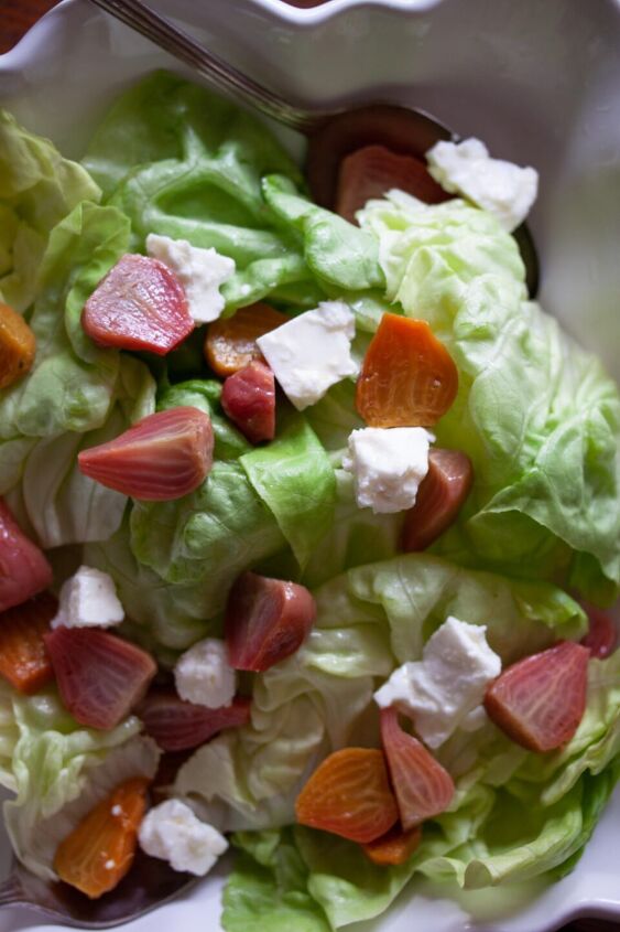 bibb lettuce roasted beets and feta cheese salad, Bibb Lettuce Roasted Beets And Feta Cheese
