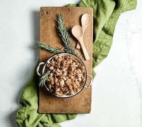 This protein-heavy snack is seriously delicious on it's own and it makes the perfect salad topping