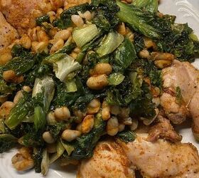 CHICKEN THIGHS WITH WHITE BEANS AND ESCAROLE RECIPE