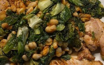 CHICKEN THIGHS WITH WHITE BEANS AND ESCAROLE RECIPE