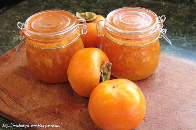 easy persimmon jam