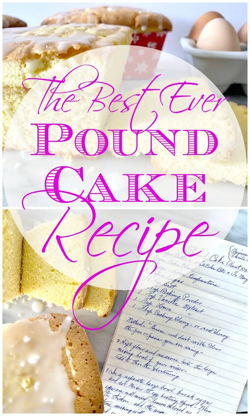 best ever pound cake family recipe