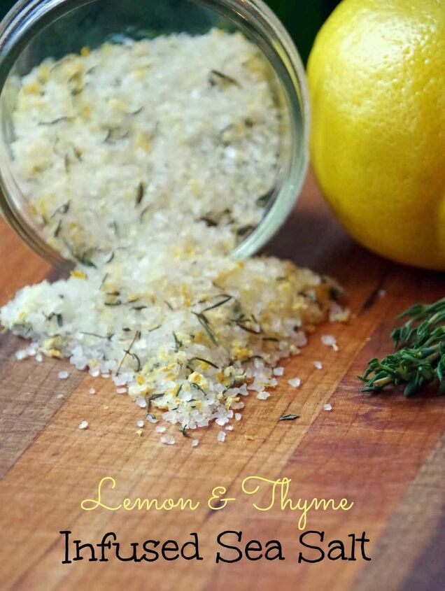 DIY Lemon and Thyme Infused Sea Salt Recipe
