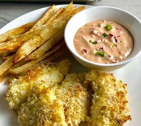 Crispy Baked Cod Panko Fish and Chips!