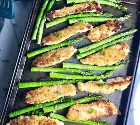 One-Pan Baked Chicken and Asparagus With Parmesan
