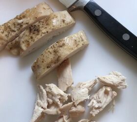 While the recipe for this chicken salad is simple, the taste is anything but (SO yum!)
