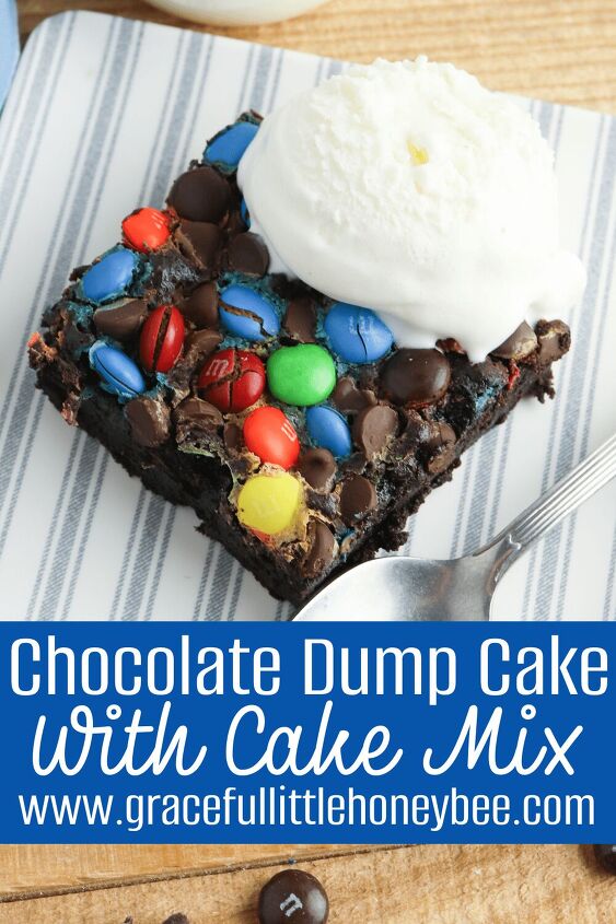 Chocolate Dump Cake Recipe With Cake Mix Pudding Mix And M Ms Foodtalk chocolate-dump-cake-recipe-with-cake-mix-pudding-mix-and-m-ms-foodtalk