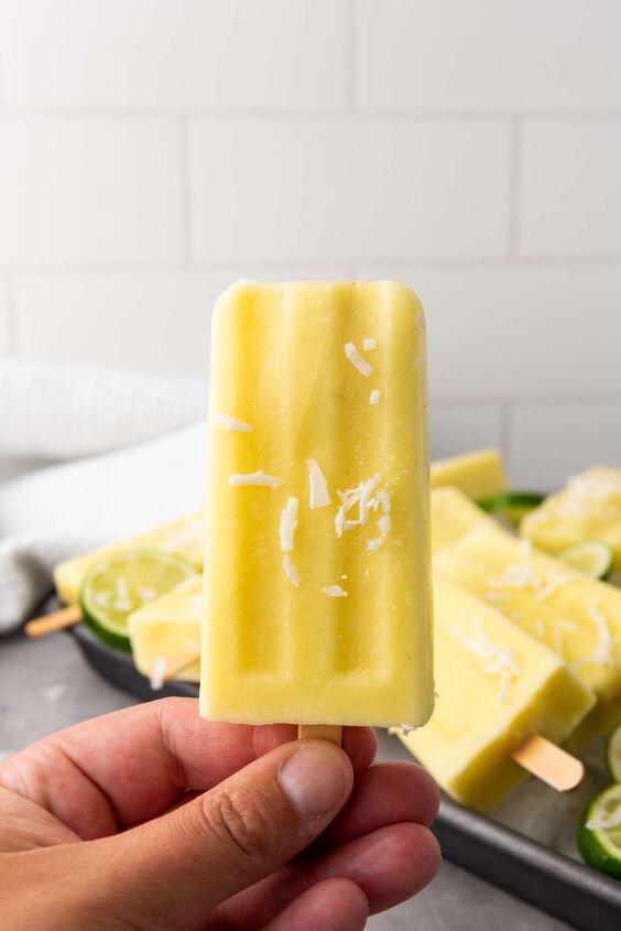 easy coconut lime pineapple popsicles recipe, How to Make Coconut Popsicles