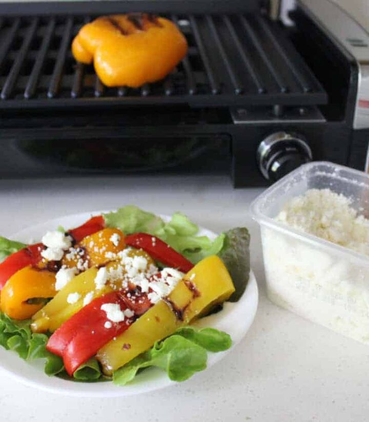 grilled peppers with feta cheese, These grilled peppers with feta cheese are a delicious low carb Mediterranean inspired dish Try my grilled bell peppers recipe today
