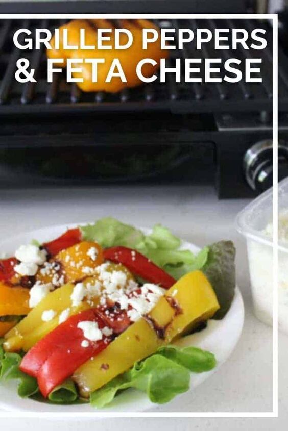 grilled peppers with feta cheese, These grilled peppers with feta cheese are a delicious low carb Mediterranean inspired dish Try my grilled bell peppers recipe today
