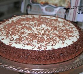 the easiest fancy dessert idea, on the menu chocolate pistachio cake