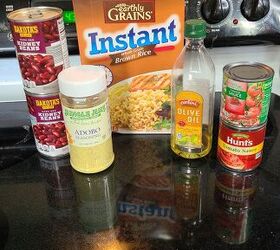 budget red beans and rice recipe, Ingredients for red beans and rice
