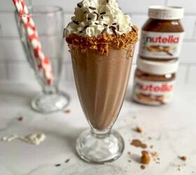 Nutella Milkshake Recipe (3 Ingredients)