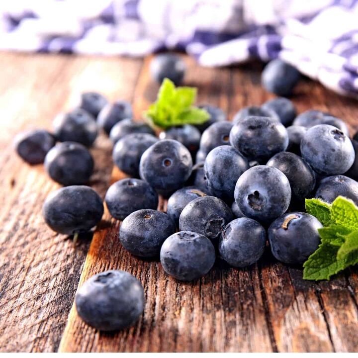 blueberry scones with lemon glaze, Fresh blueberries so pretty