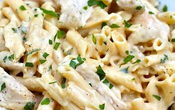 White Sauce Chicken Pasta Recipe