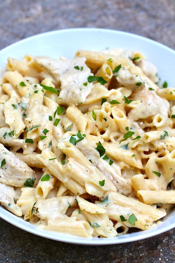 white sauce chicken pasta recipe
