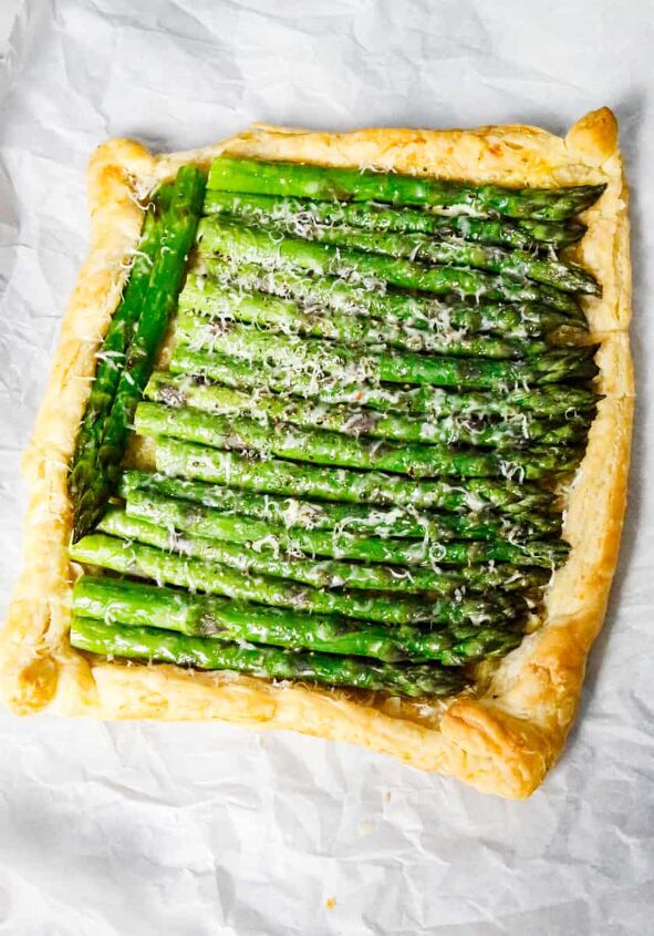 asparagus puff pastry, asparagus wrapped in puff pastry