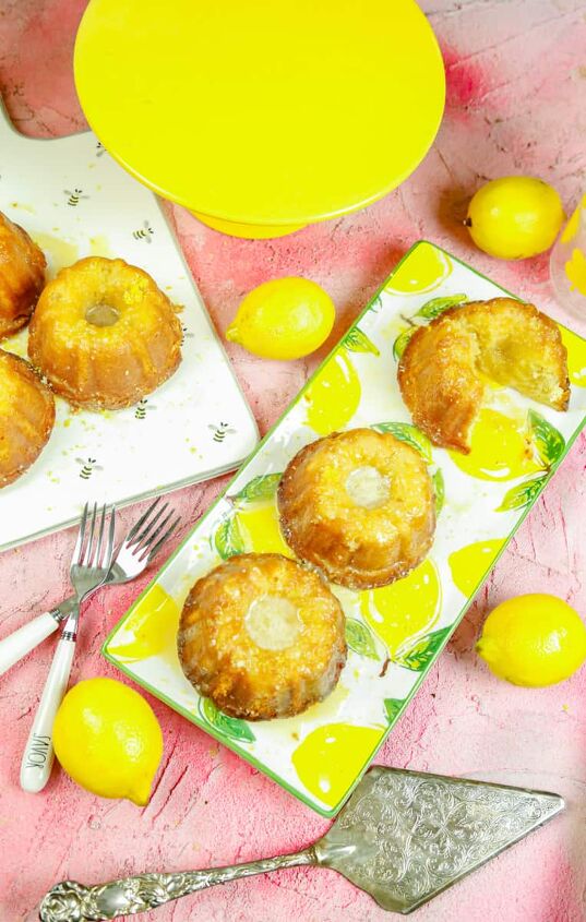 mini lemon bundt cakes, lemon mini bundt cake recipe