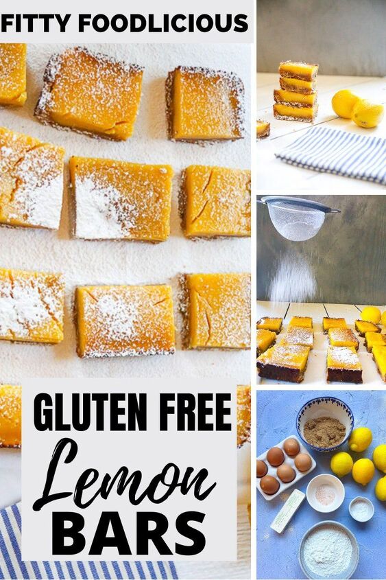 gluten free lemon bars recipe, GlutenFree Lemon Squares with an Almond Flour Crust