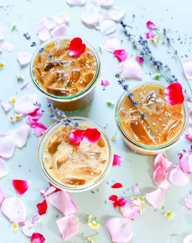 lavender coffee, The Easiest Lavender Iced Latte you could ever make