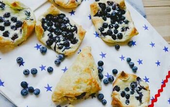 Easy Blueberry Puff Pastry Turnovers