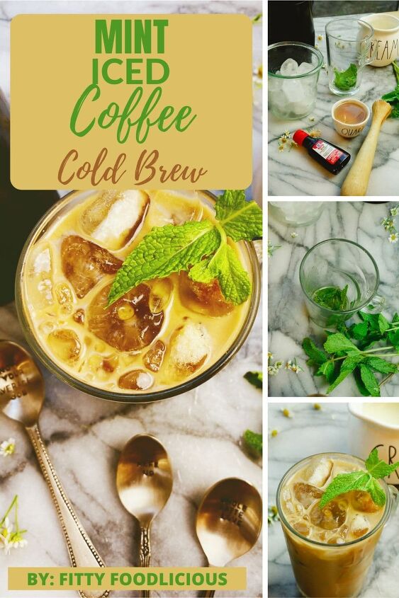 mint iced coffee cold brew