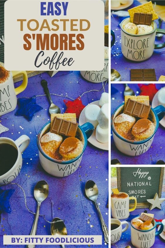 easy toasted s mores coffee