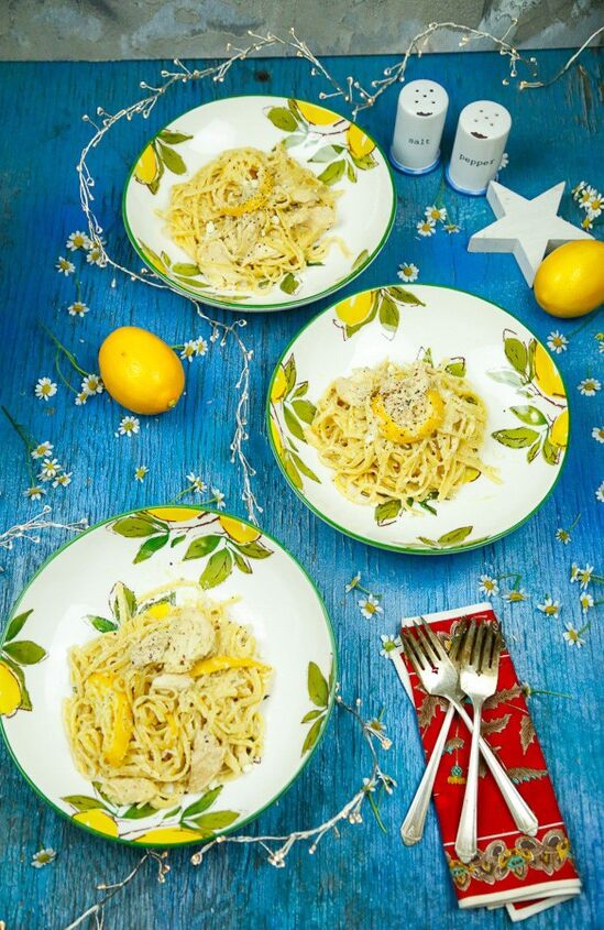 creamy lemon pasta with chicken, Make this delicious creamy lemon pasta for dinner tonight and the entire family will be impressed