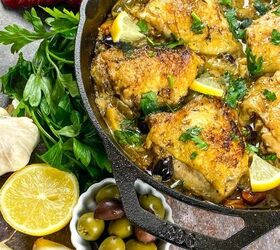 chicken provencal with tomatoes and olives eat mediterranean food