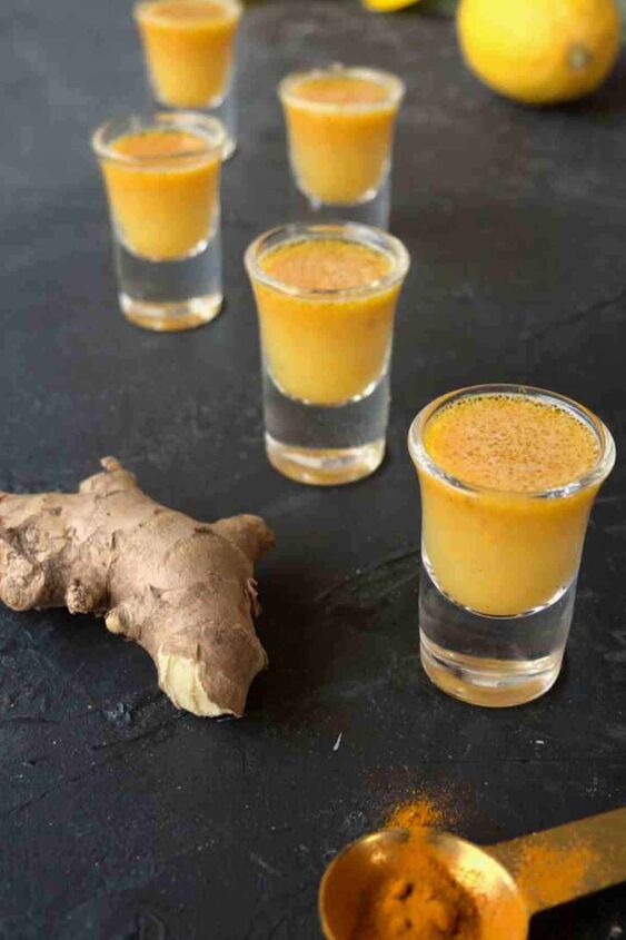 lemon ginger turmeric shot recipe, Make ginger turmeric lemon shot juicer recipe