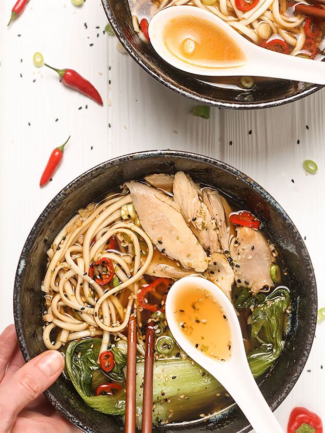 special chow mein, A serving of Spicy Chicken Noodle Soup