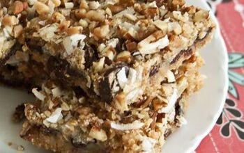 Dark Chocolate-Toffee Magic Cookie Bars