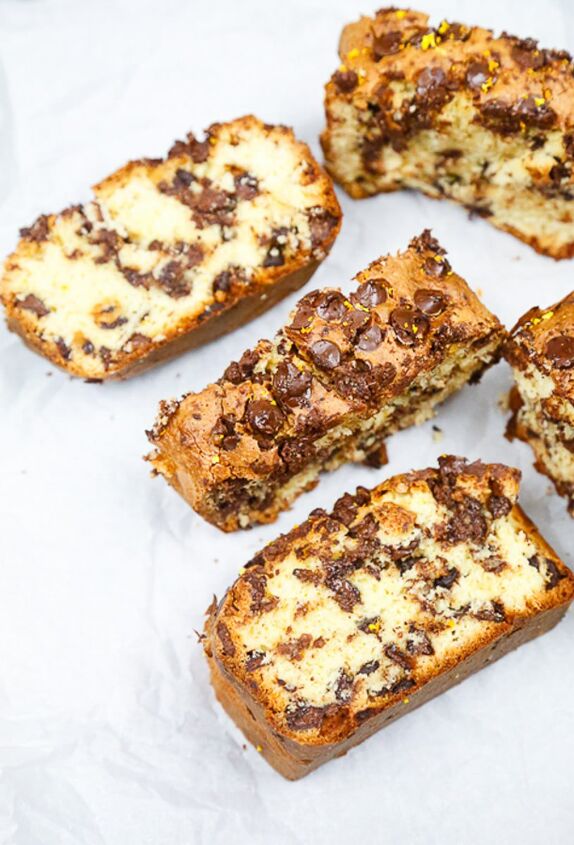 chocolate orange loaf cake, Thick slices of Orange Juice Loaf Cake that s moist and delicious