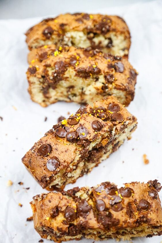 chocolate orange loaf cake, Let the cake cool and slice enjoy